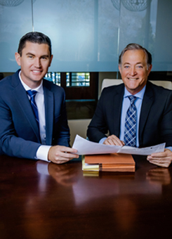 The Military Law Center Attorneys Gary S. Barthel and Kevin Courtney