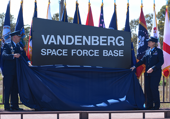 Vandenberg AFB gets new U.S. Space Force name