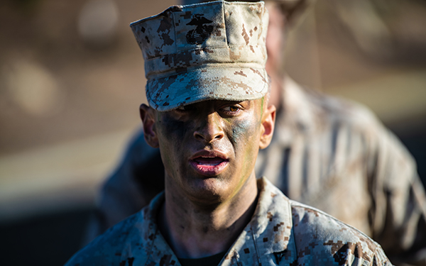 Marine training on the Presidio of Monterey